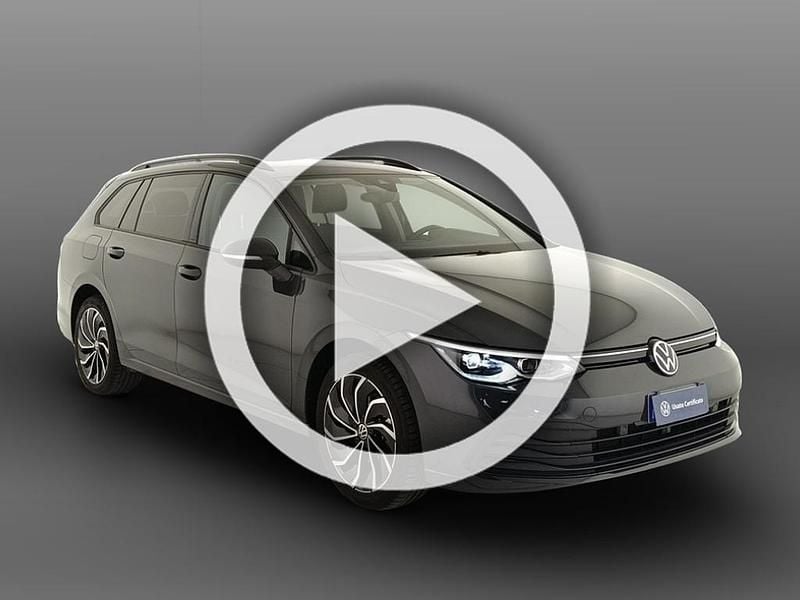 Usata VW Golf VIII Life 110 CV (80 kW) 2024 Grigio Station wagon