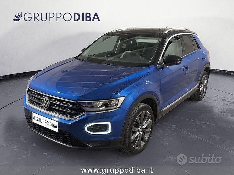 Usata VW T-Roc Advance 150 CV (110 kW) 2018 Blu SUV