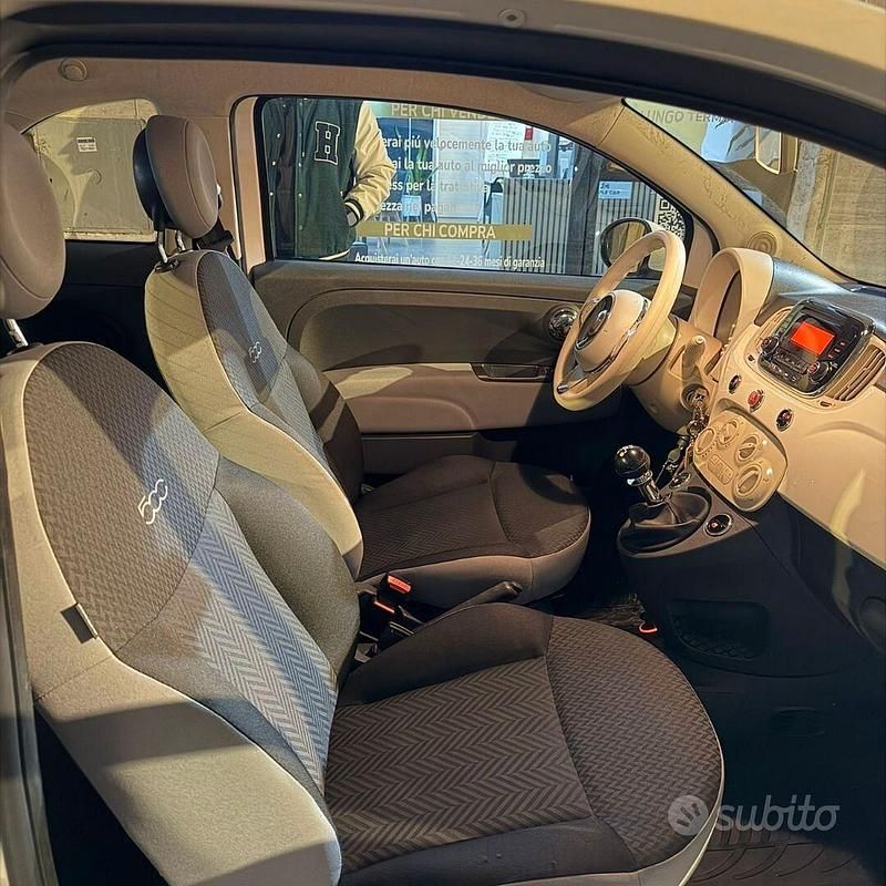 Usata Fiat 500 Lounge 69 CV (50 kW) 2017 Bianco Utilitaria