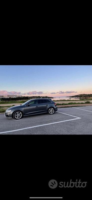 Usata Audi A3 S-Line 184 CV (135 kW) 2016 Grigio Berlina