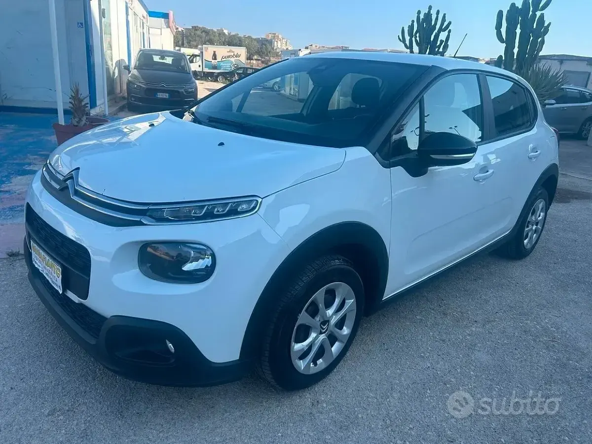 Usata Citroën C3 PureTech 83 CV (61 kW) 2019 Bianco Utilitaria