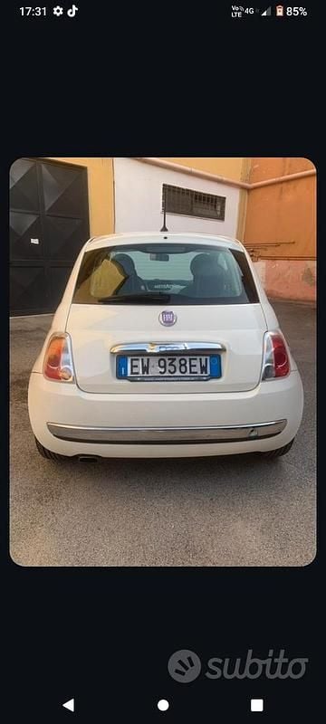 Brugt Fiat 500 69 HK (50 kW) 2014 Hvid Hatchback