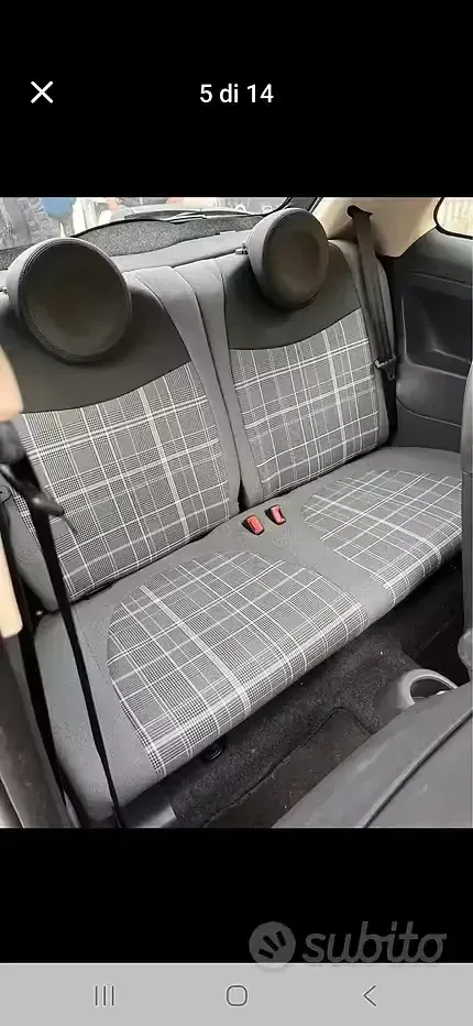 Usata Fiat 500 95 CV (69 kW) 2016 Grigio Utilitaria