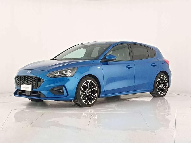 Usata Ford Focus ST-Line 125 CV (91 kW) 2019 Blu anodizzato Berlina