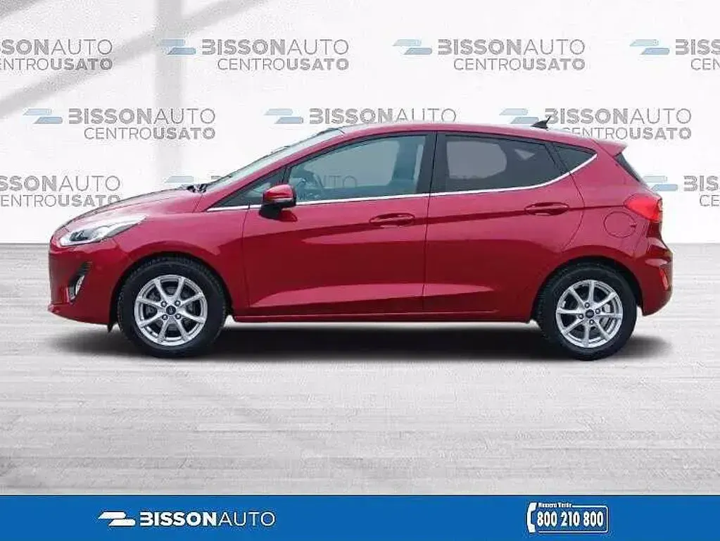 Usata Ford Fiesta Titanium S 125 CV (91 kW) 2021 Rosso Utilitaria