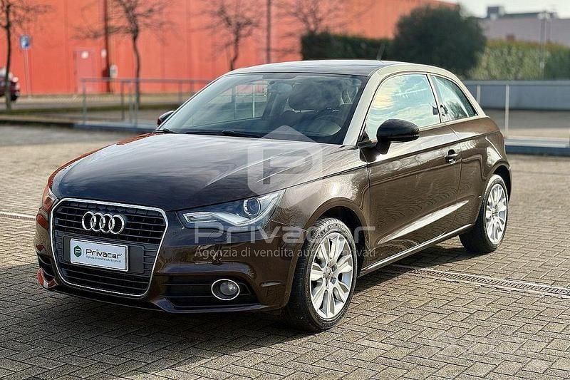 Usata Audi A1 Ambition 86 CV (63 kW) 2012 Marrone Utilitaria
