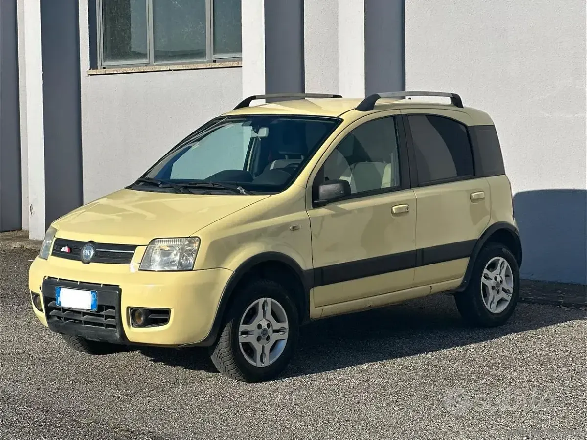 Usata Fiat Panda 4x4 Climbing 69 CV (50 kW) 2007 Giallo Utilitaria