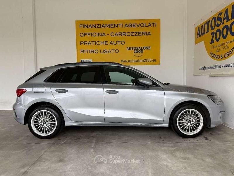 Usata Audi A3 e-tron Business 110 CV (80 kW) 2022 Argento Utilitaria