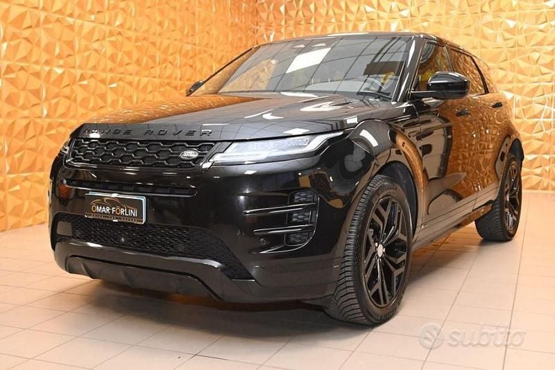 Usata Land Rover Range Rover evoque SE Dynamic 204 CV (150 kW) 2021 Nero metallizzato SUV