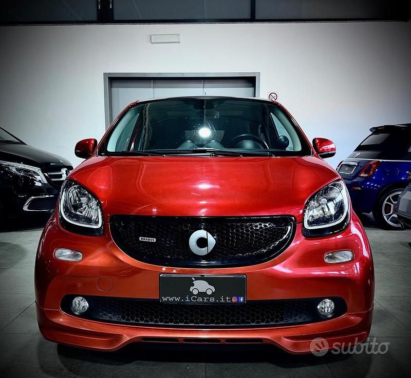Usata Smart ForFour Brabus Xclusive 109 CV (80 kW) 2018 Rosso Utilitaria