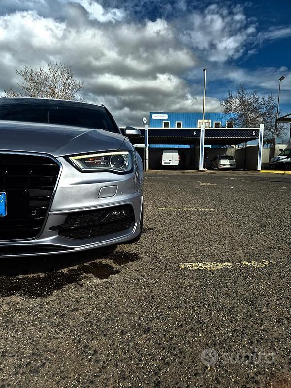 Usata Audi A3 S-Line 150 CV (110 kW) 2015 Grigio Berlina