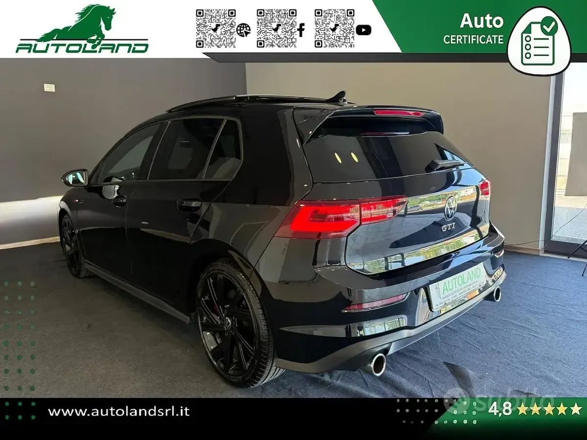 Usata VW Golf VIII GTI 245 CV (180 kW) 2022 Nero Berlina