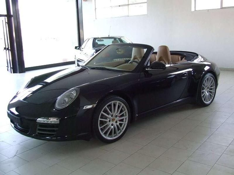 Usata Porsche 997 385 CV (283 kW) 2009 Nero Cabrio