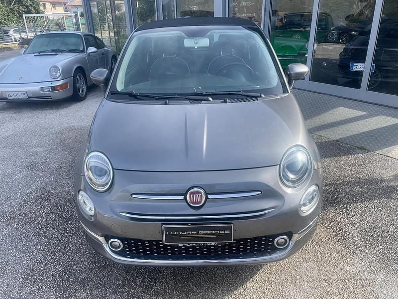 Usata Fiat 500C Lounge 69 CV (50 kW) 2019 Grigio Cabrio