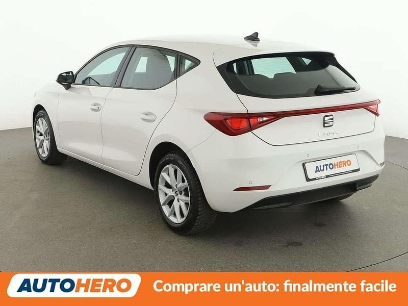 Usata Seat Leon Style 150 CV (110 kW) 2021 Bianco Berlina