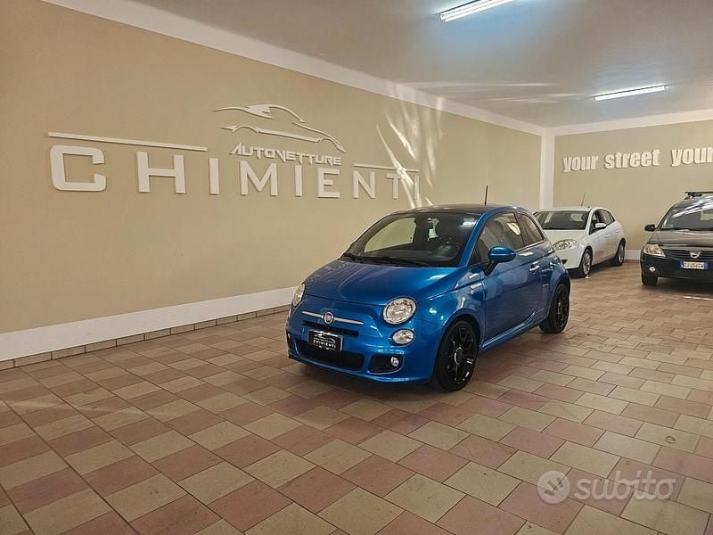 Usata Fiat 500S S 85 CV (62 kW) 2015 Blu Utilitaria