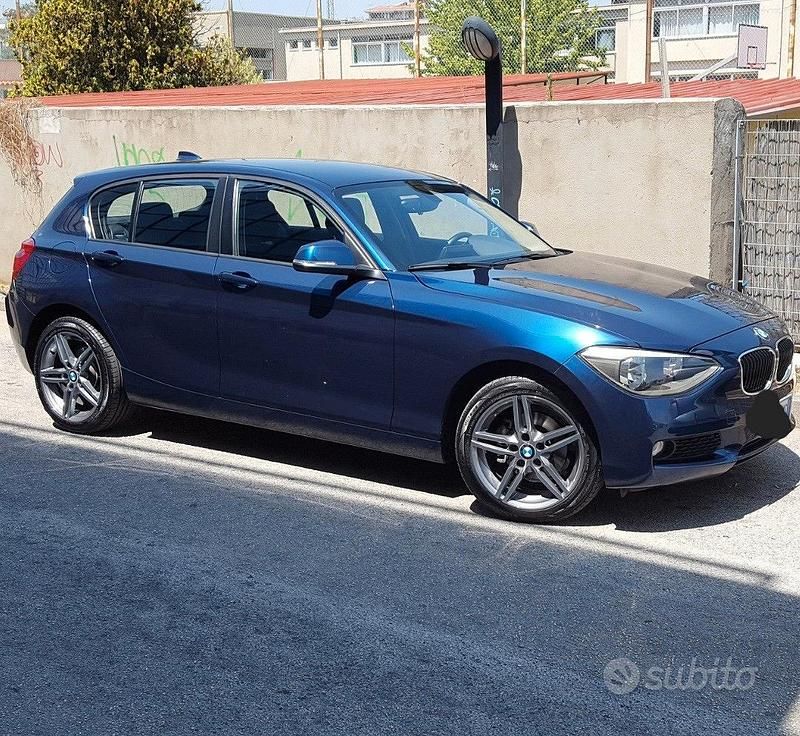 Usata BMW 118 2012 Blu Utilitaria