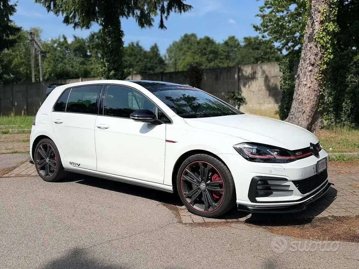 Usata VW Golf VII GTI 245 CV (180 kW) 2019 Bianco Berlina