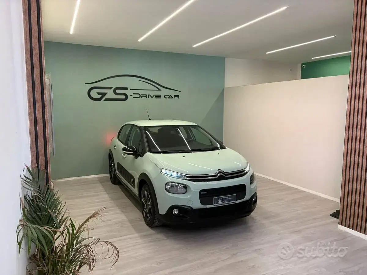 Usata Citroën C3 PureTech 82 CV (60 kW) 2017 Verde Berlina