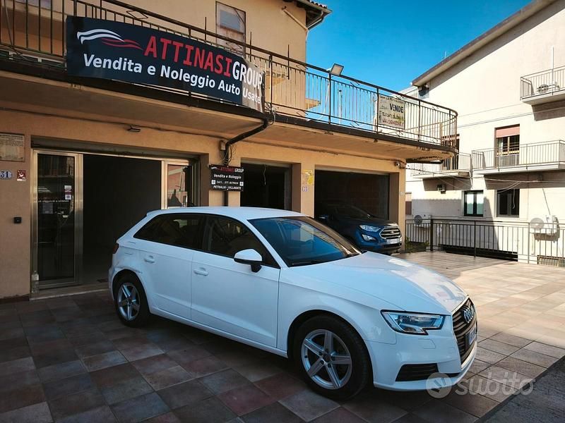 Usata Audi A3 115 CV (84 kW) 2019 Bianco Berlina