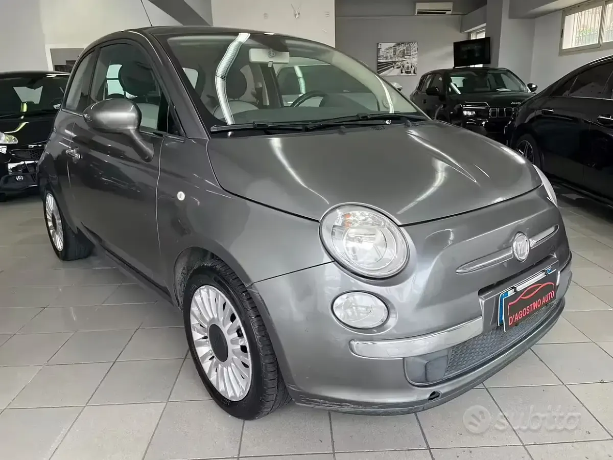 Usata Fiat 500 Lounge 95 CV (69 kW) 2011 Grigio Utilitaria