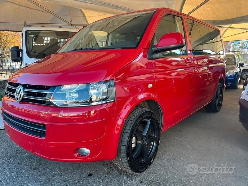 Usata VW T5 Comfortline 180 CV (132 kW) 2012 Rosso Furgone