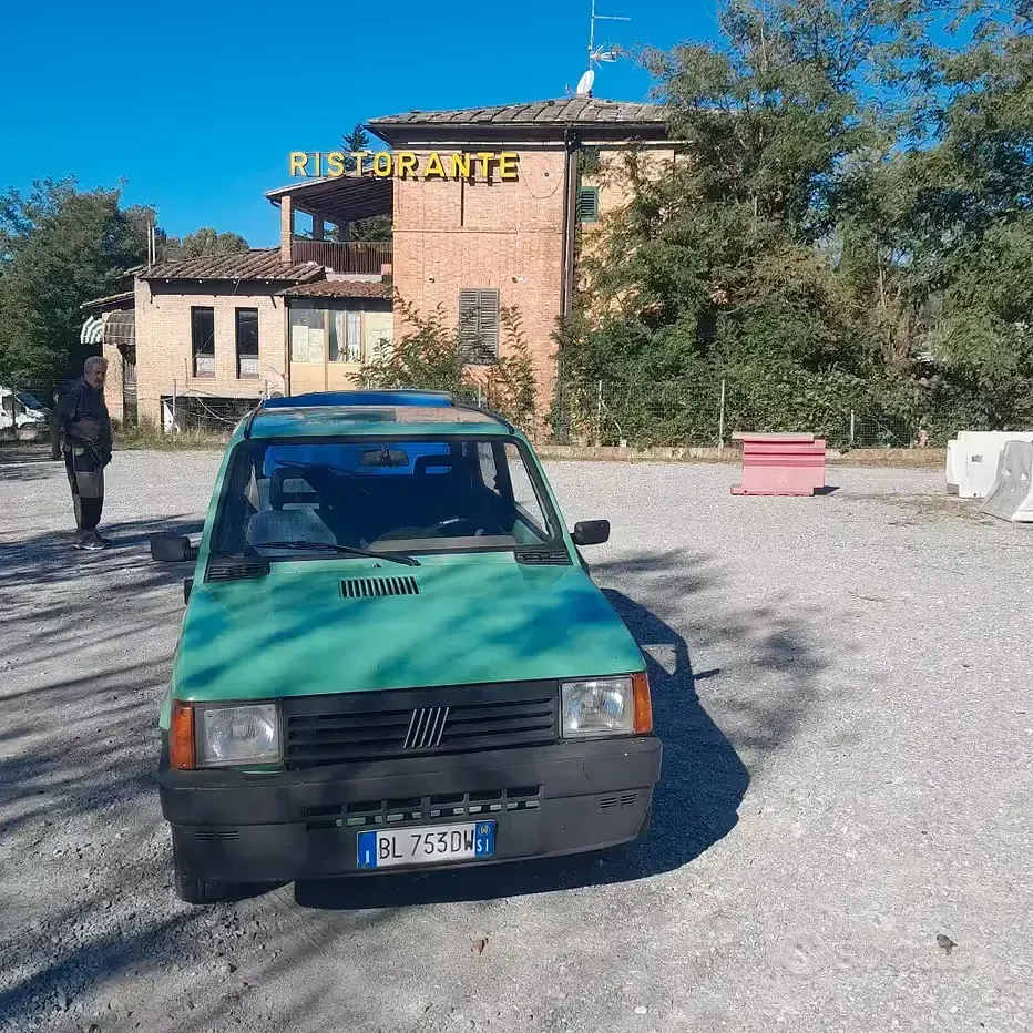 Usata Fiat Panda Young 39 CV (28 kW) 2000 Verde Utilitaria
