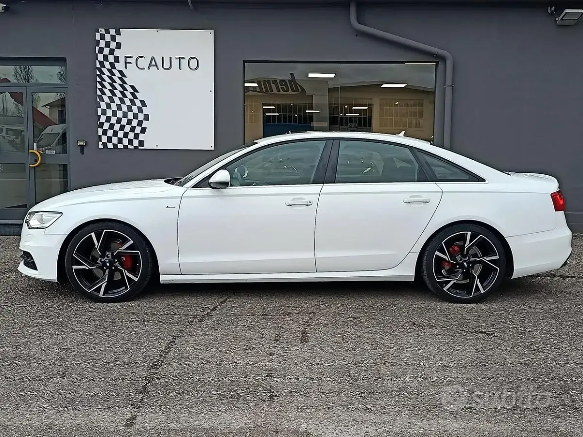 Usata Audi A6 S-Line 177 CV (130 kW) 2012 Bianco Berlina