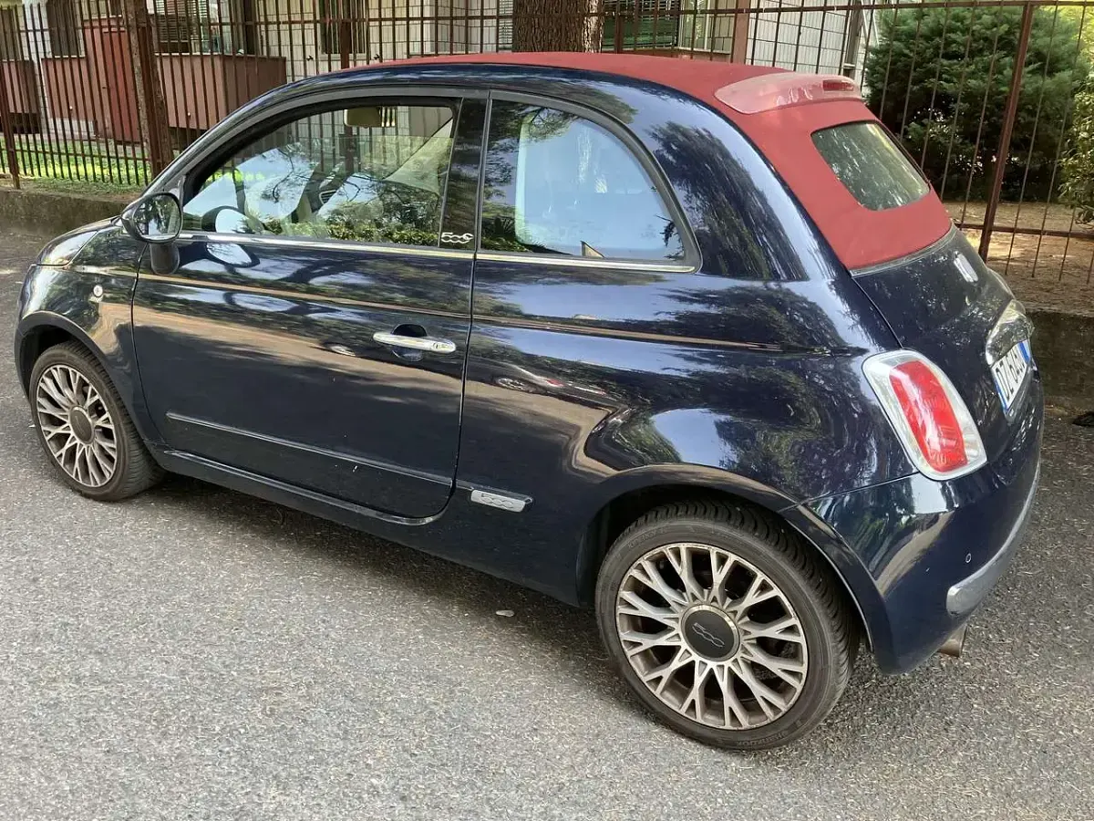 Usata Fiat 500C Rock 101 CV (74 kW) 2009 Blu/azzurro Cabrio