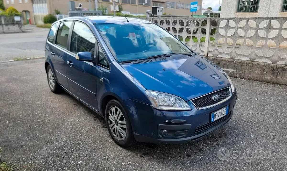Usata Ford C-MAX Titanium 90 CV (66 kW) 2006 Blu Monovolume
