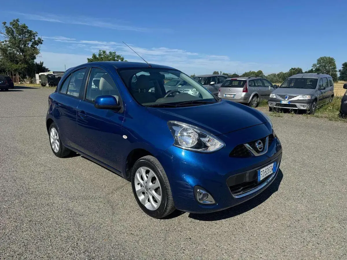 Usata Nissan Micra Tekna 80 CV (58 kW) 2016 Blu Utilitaria