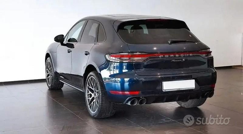 Usata Porsche Macan Turbo 353 CV (259 kW) 2019 Blu SUV