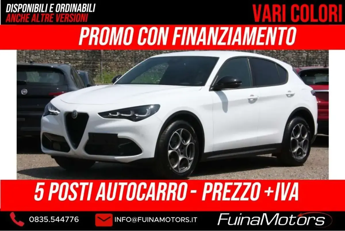 Nuova Alfa Romeo Stelvio Sprint 160 CV (117 kW) 2026 Grigio scuro SUV