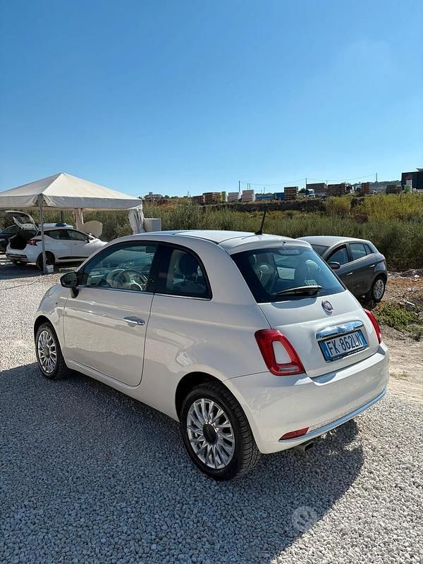Usata Fiat 500 Lounge 70 CV (51 kW) 2017 Bianco Berlina