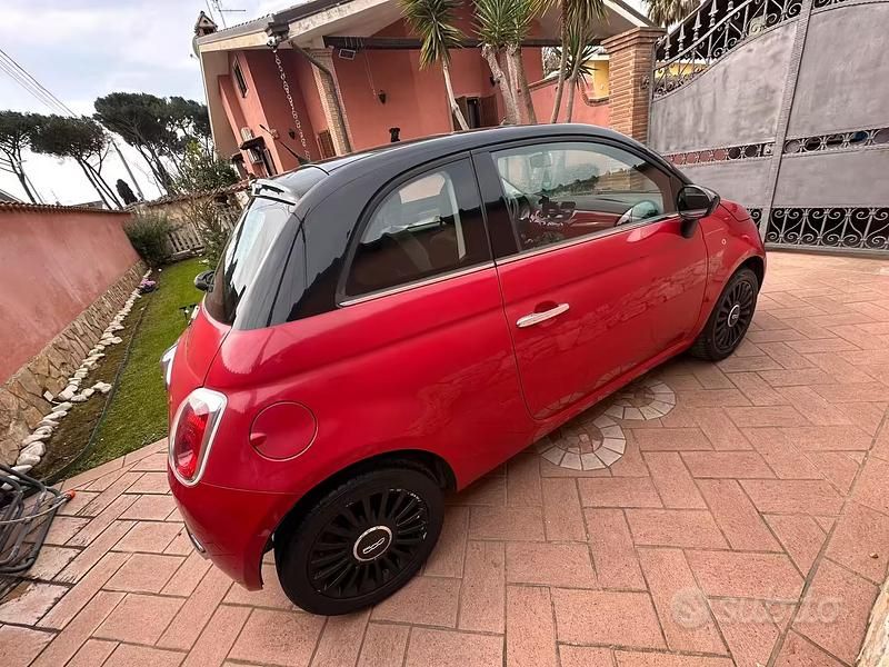 Usata Fiat 500 2009 Rosso Cabrio