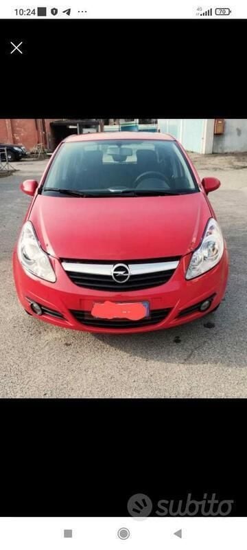 Usata Opel Corsa 45 CV (33 kW) 2009 Rosso Utilitaria