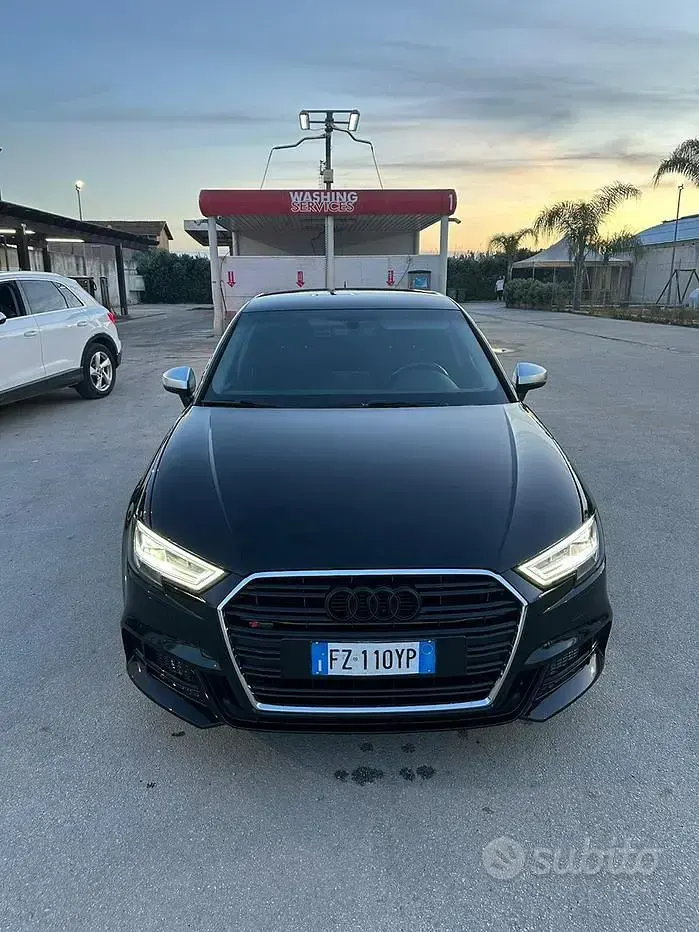 Usata Audi A3 150 CV (110 kW) 2020 Nero Berlina