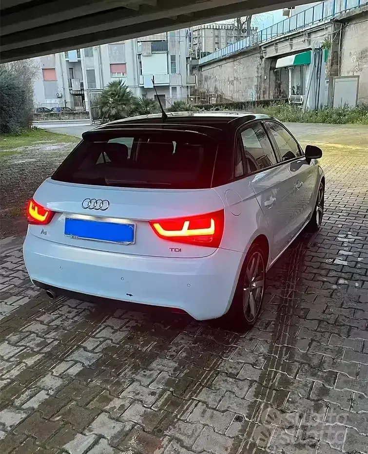 Usata Audi A1 90 CV (66 kW) 2014 Bianco Utilitaria