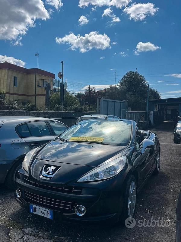 Usata Peugeot 207 CC 120 CV (88 kW) 2007 Nero Cabrio
