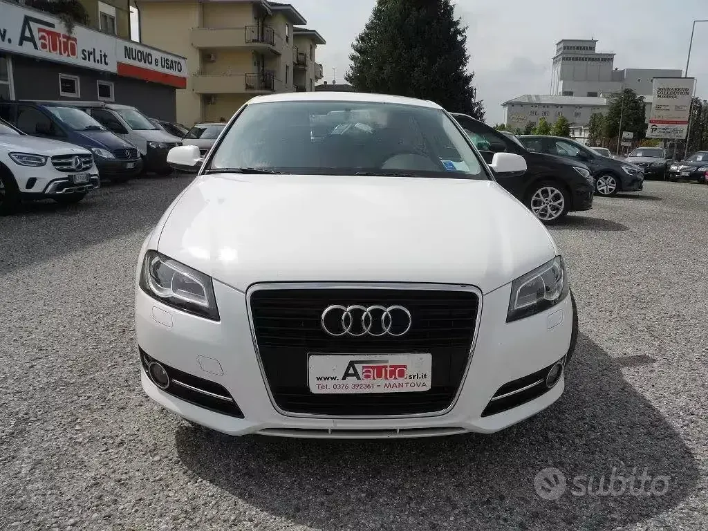 Usata Audi A3 90 CV (66 kW) 2011 Bianco Utilitaria
