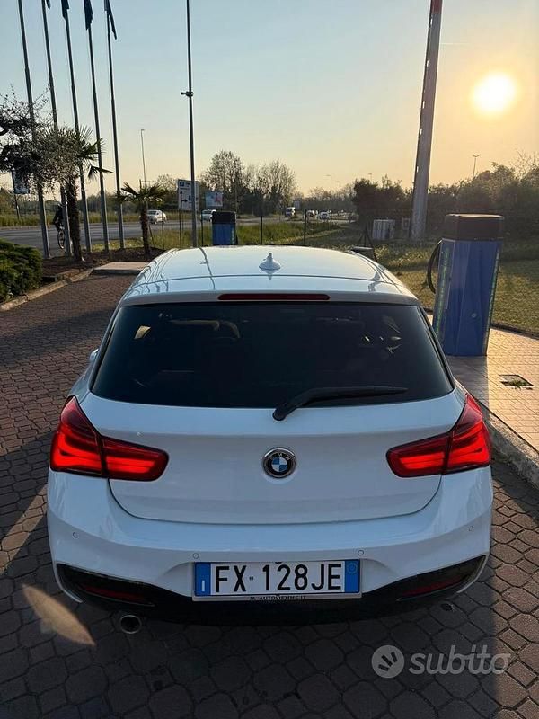 Usata BMW 118 M Sport 136 CV (100 kW) 2019 Bianco Utilitaria