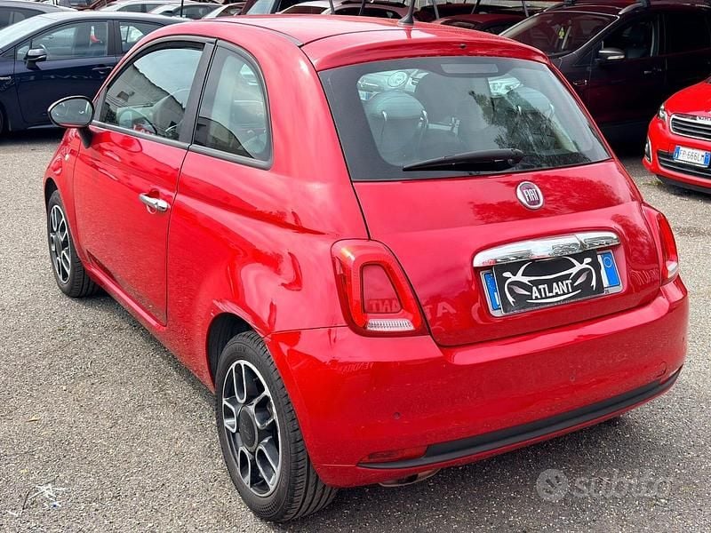 Usata Fiat 500 Lounge 69 CV (50 kW) 2018 Rosso Utilitaria