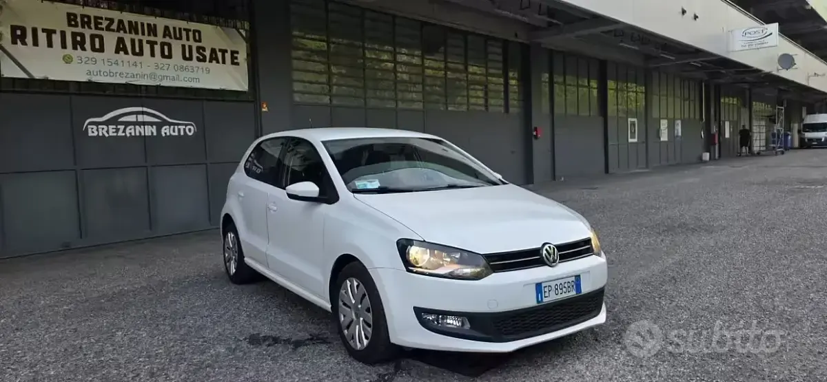 Usata VW Polo Comfortline 75 CV (55 kW) 2012 Bianco Utilitaria