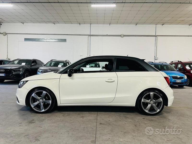 Usata Audi A1 Attraction 86 CV (63 kW) 2011 Bianco Berlina