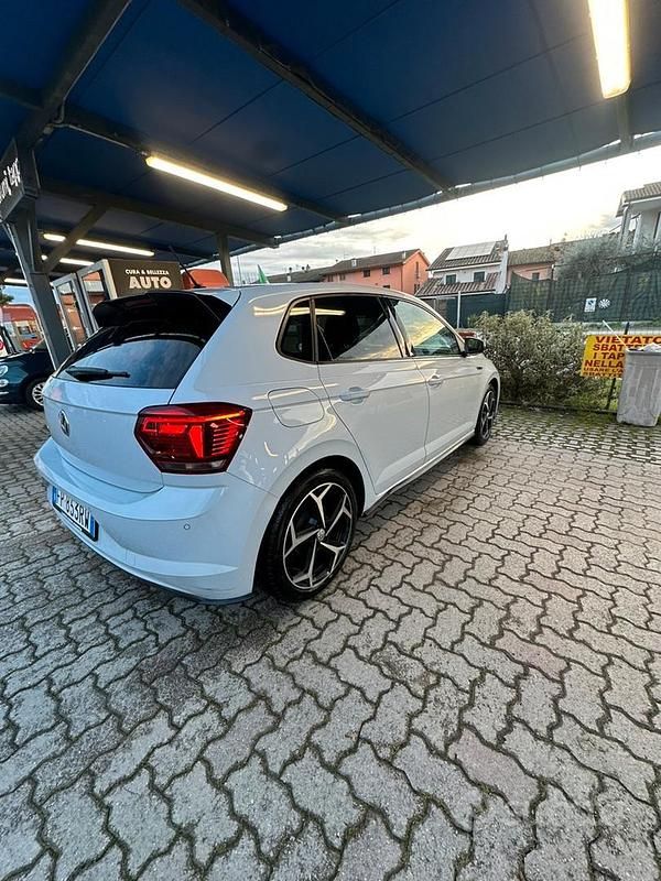 Usata VW Polo R-line 95 CV (69 kW) 2018 Bianco Utilitaria