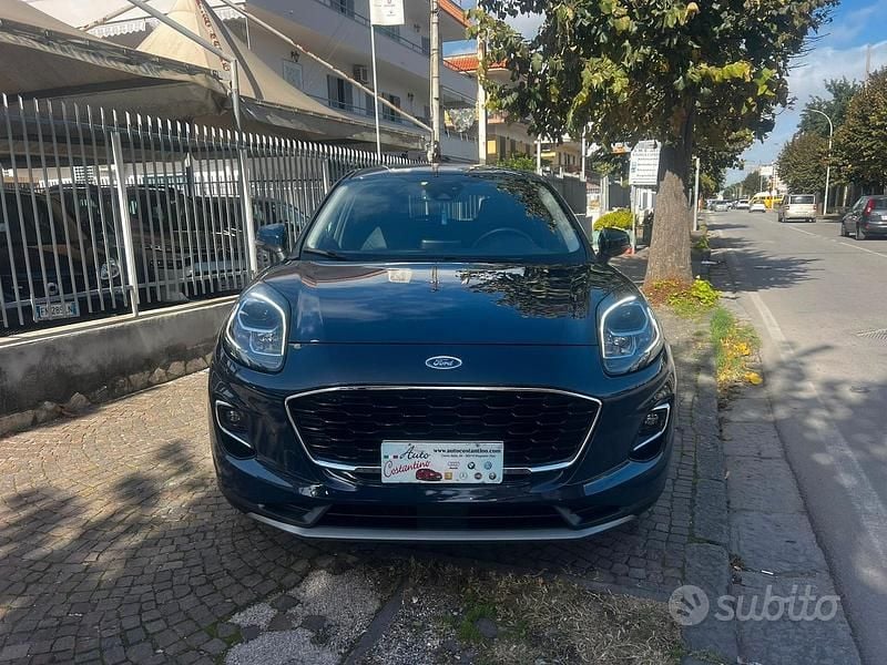 Usata Ford Puma Titanium 120 CV (88 kW) 2022 Blu Berlina