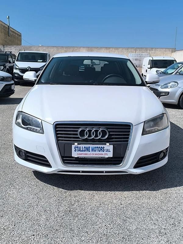 Usata Audi A3 Ambition 140 CV (102 kW) 2010 Bianco Utilitaria