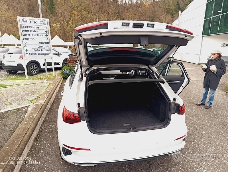 Usata Audi A3 115 CV (84 kW) 2021 Bianco Berlina
