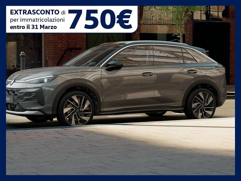 Nuova VW T-Roc Style 150 CV (110 kW) 2026 Wolf grey metallizzato nero SUV