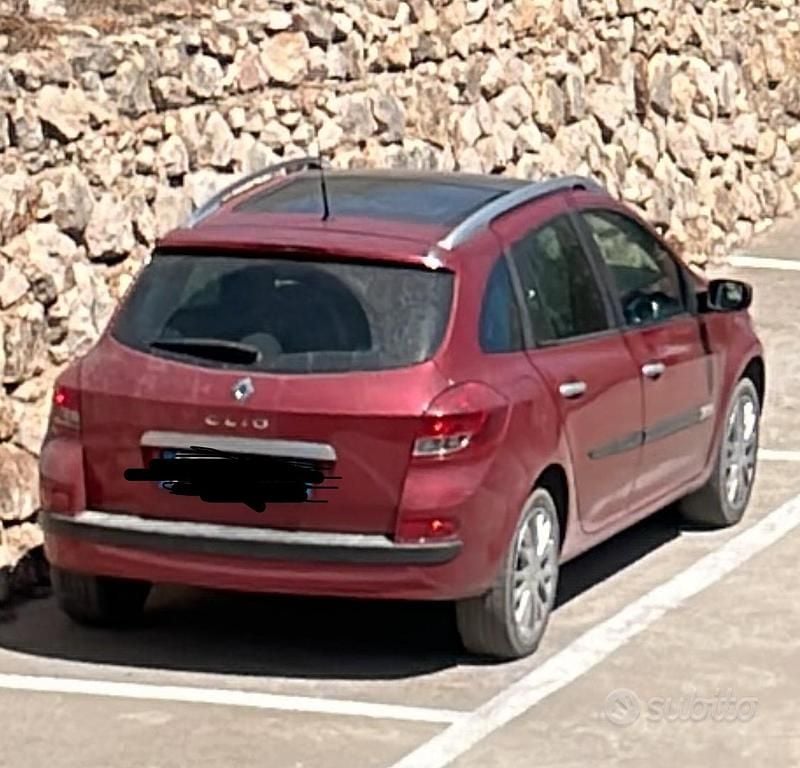 Usata Renault Clio GrandTour 100 CV (73 kW) 2008 Rosso Station wagon
